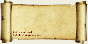 Irina Pandžić vizit kartica